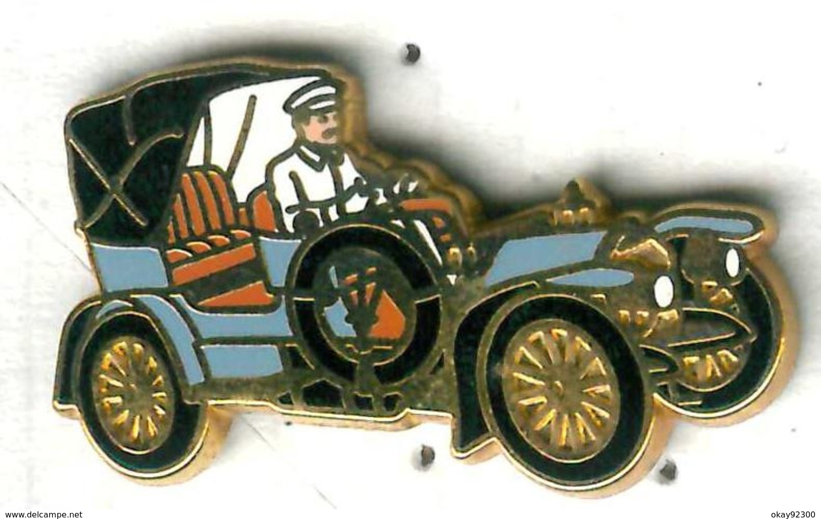 Pin's Arthus Bertrand Mercedes (1) - Type Simplex 1902 1905 Bleu - Mercedes