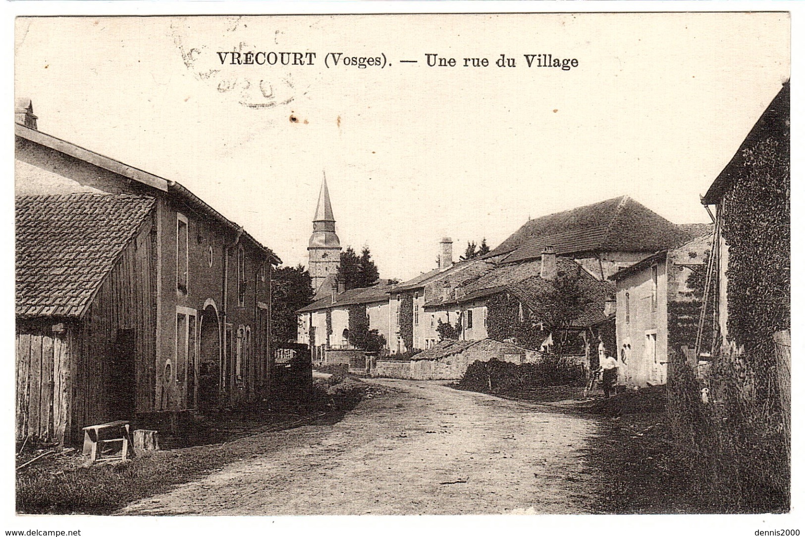 VRECOURT (88) - Une Rue Du Village - Sans éditeur - Altri & Non Classificati