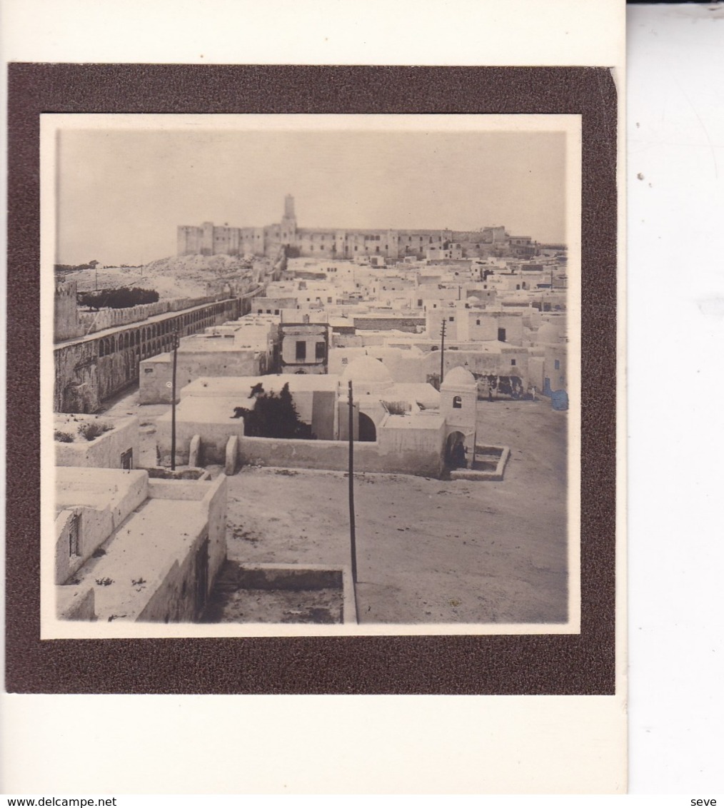 TUNISIE SOUSSE Vue D'ensemble 1923  . Photo Amateur Format Environ 7,5 Cm X 5 Cm - Lieux