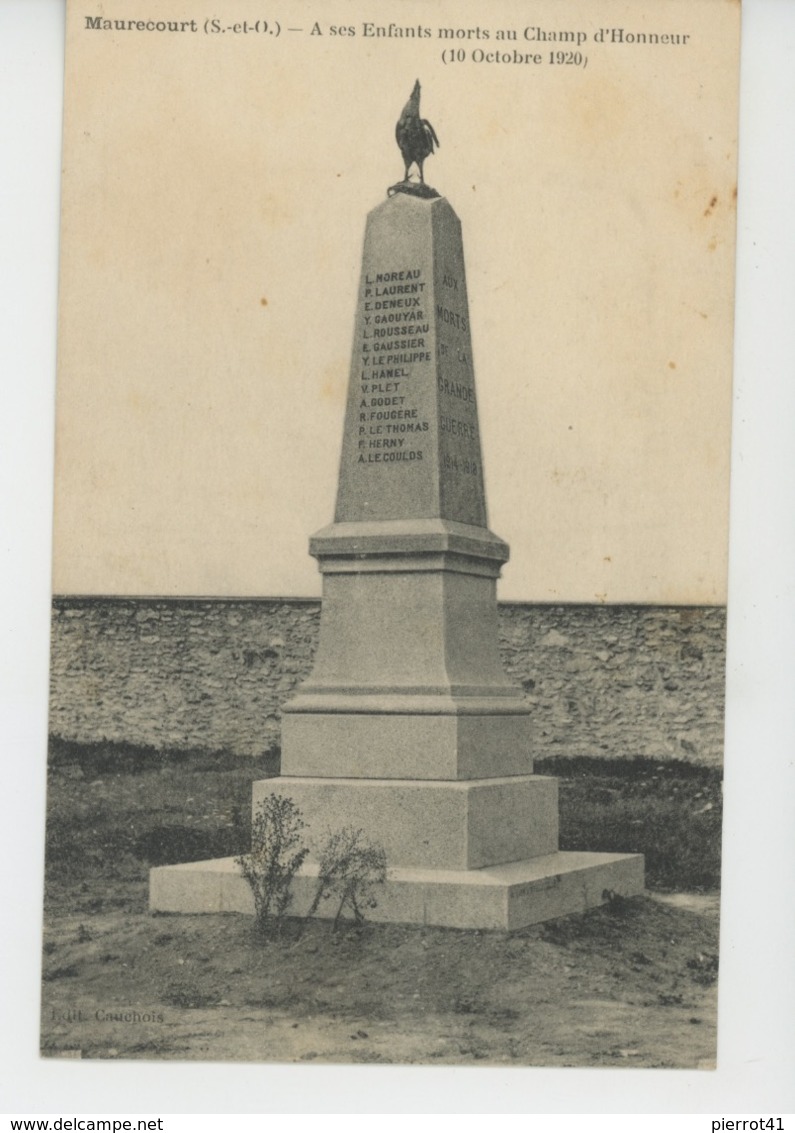 MAURECOURT - Monument Aux Morts - Maurecourt