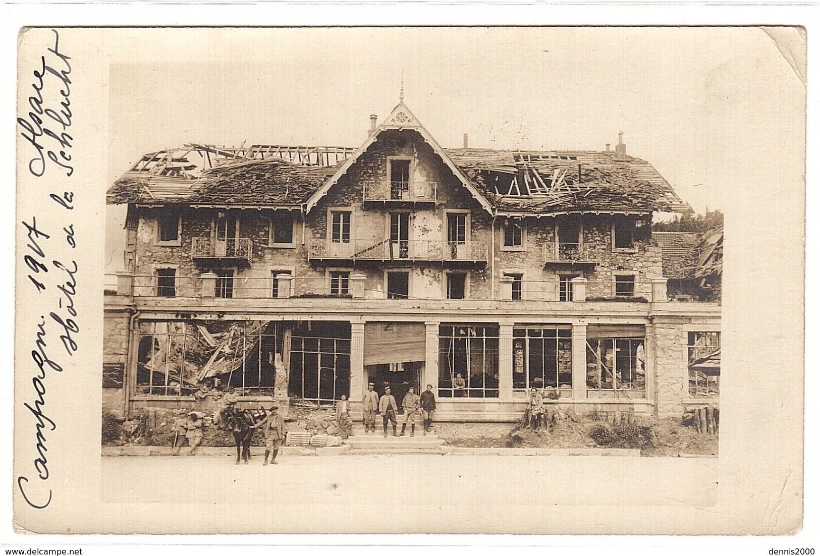 88 - CARTE PHOTO - 1917 - HOTEL DE LA SCHLUCHT - Otros & Sin Clasificación