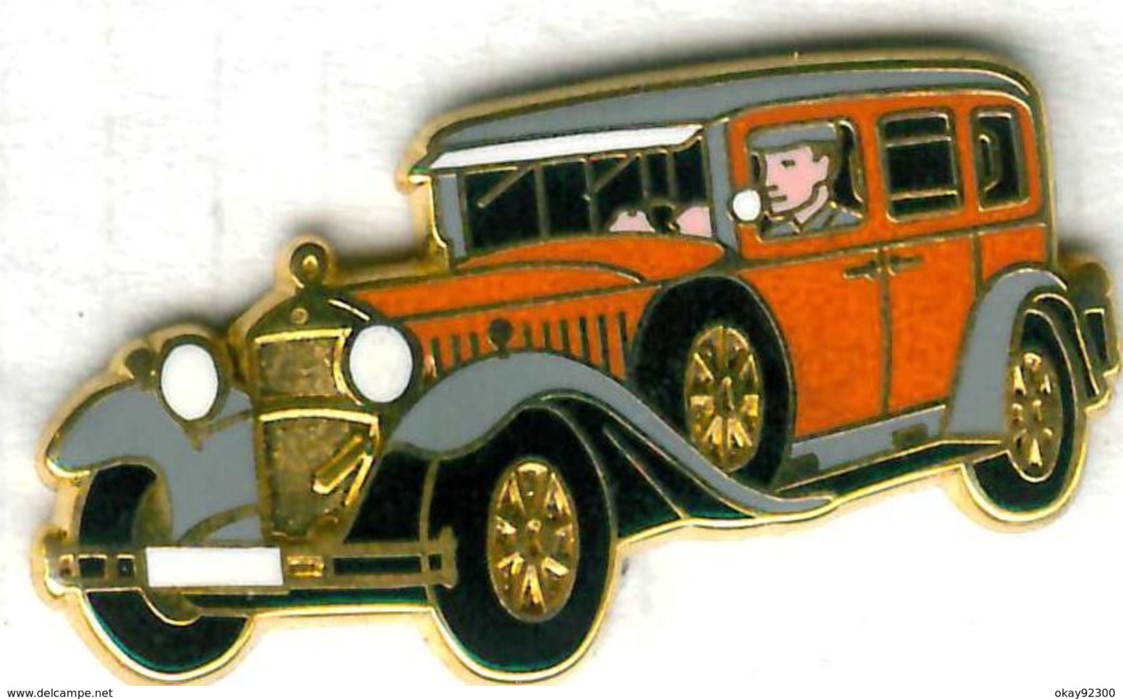 Pin's Arthus Bertrand Mercedes (4) - Type 460 Nurburg 1928 Orange - Mercedes