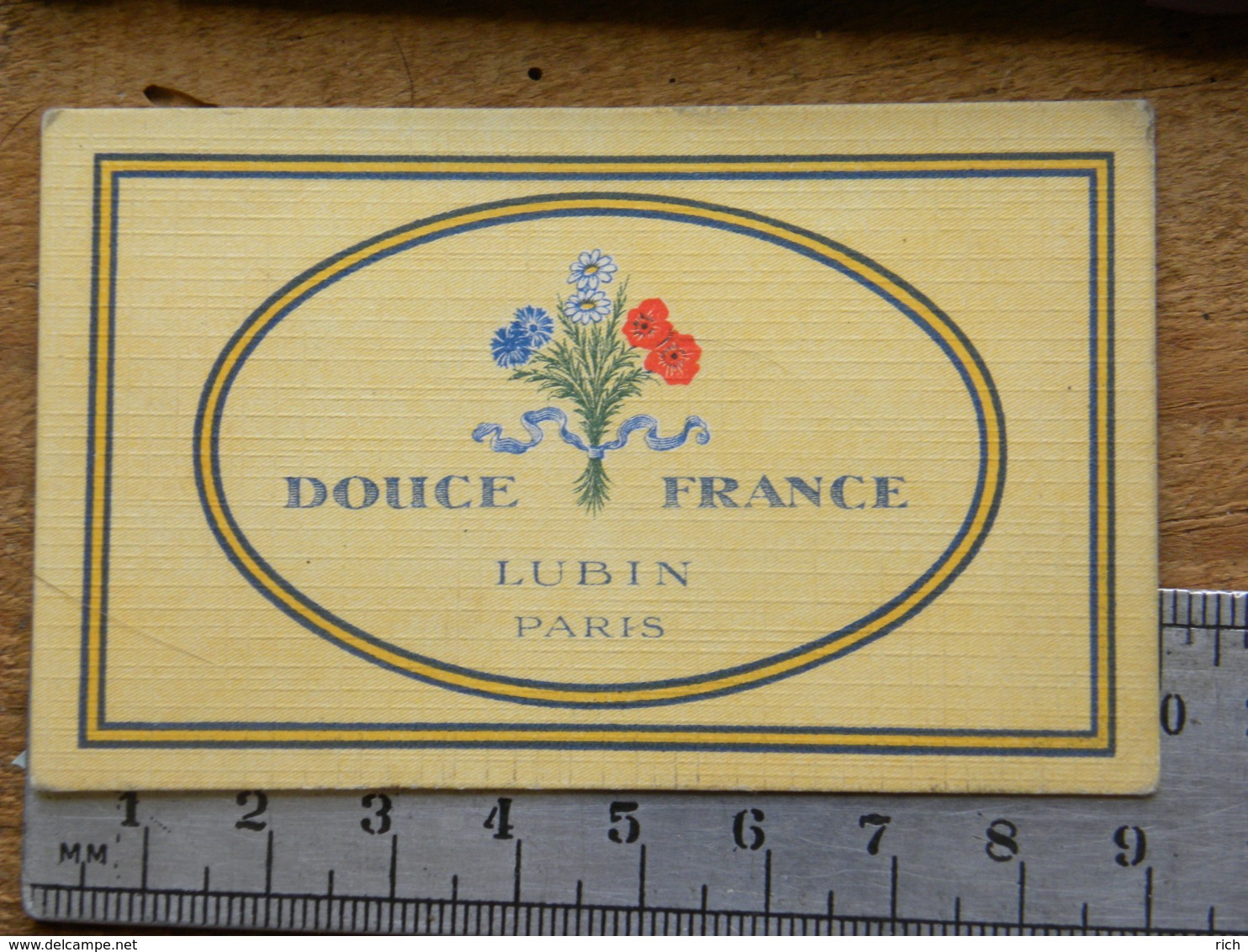 Carte Parfumée - LUBIN PARIS - DOUCE FRANCE - Non Classés