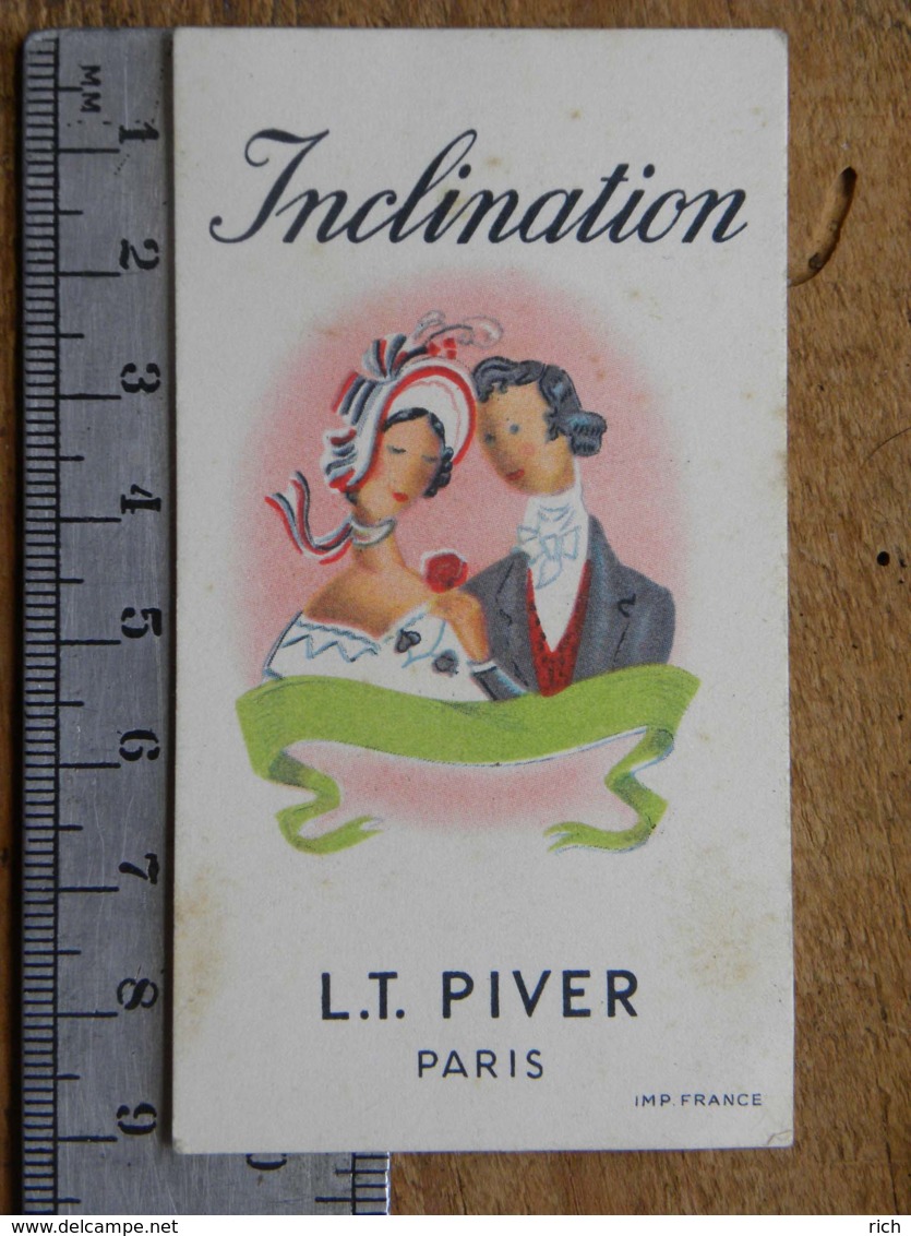 Carte Parfumée - LT PIVER PARIS - Inclination - Non Classés