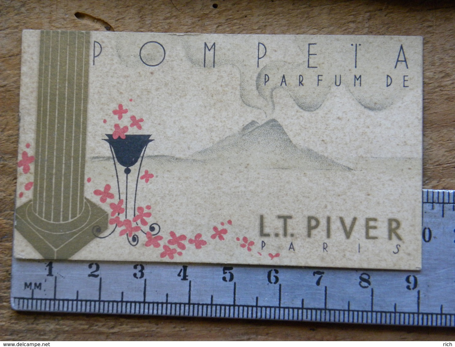 Carte Parfumée - LT PIVER PARIS - Pompeta - Unclassified