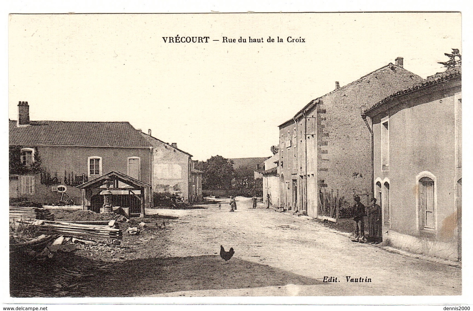 VRECOURT (88) - Rue Du Haut De La Croix - Ed. Vautrent - Altri & Non Classificati