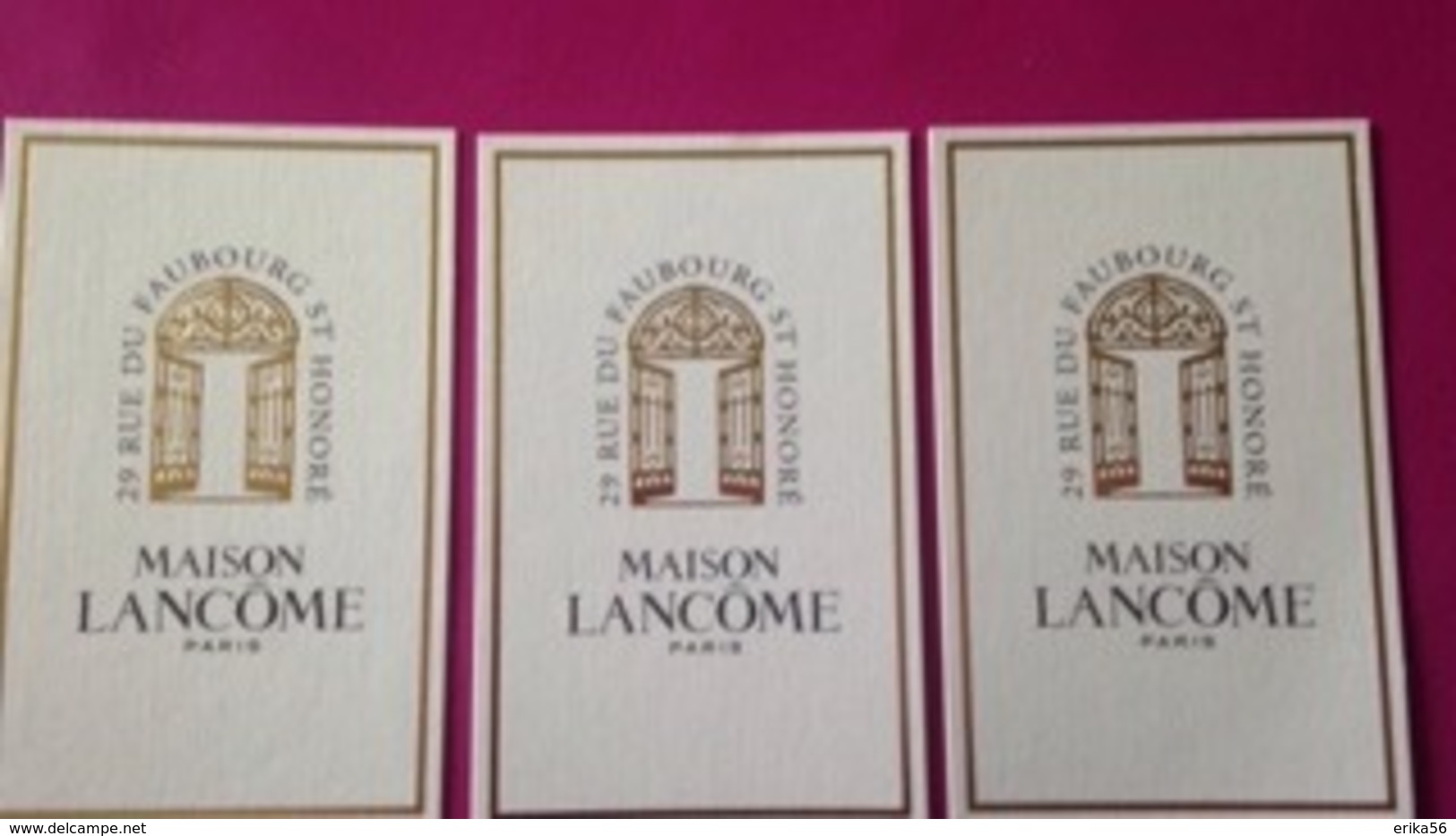 LANCOME MAISON   3 Cartes - Modernes (à Partir De 1961)