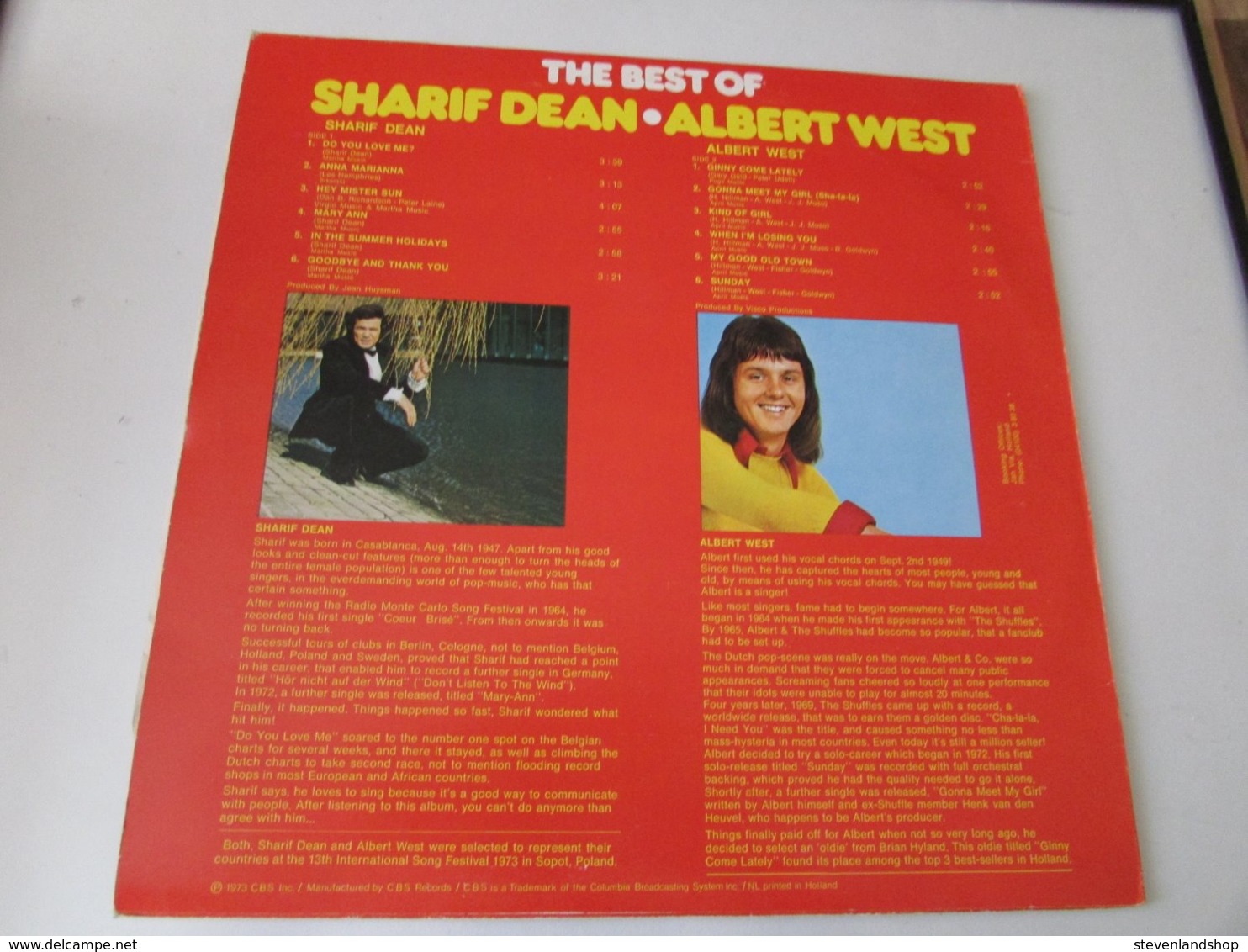 The Best Of Sharif Dean, Albert West - Disco, Pop