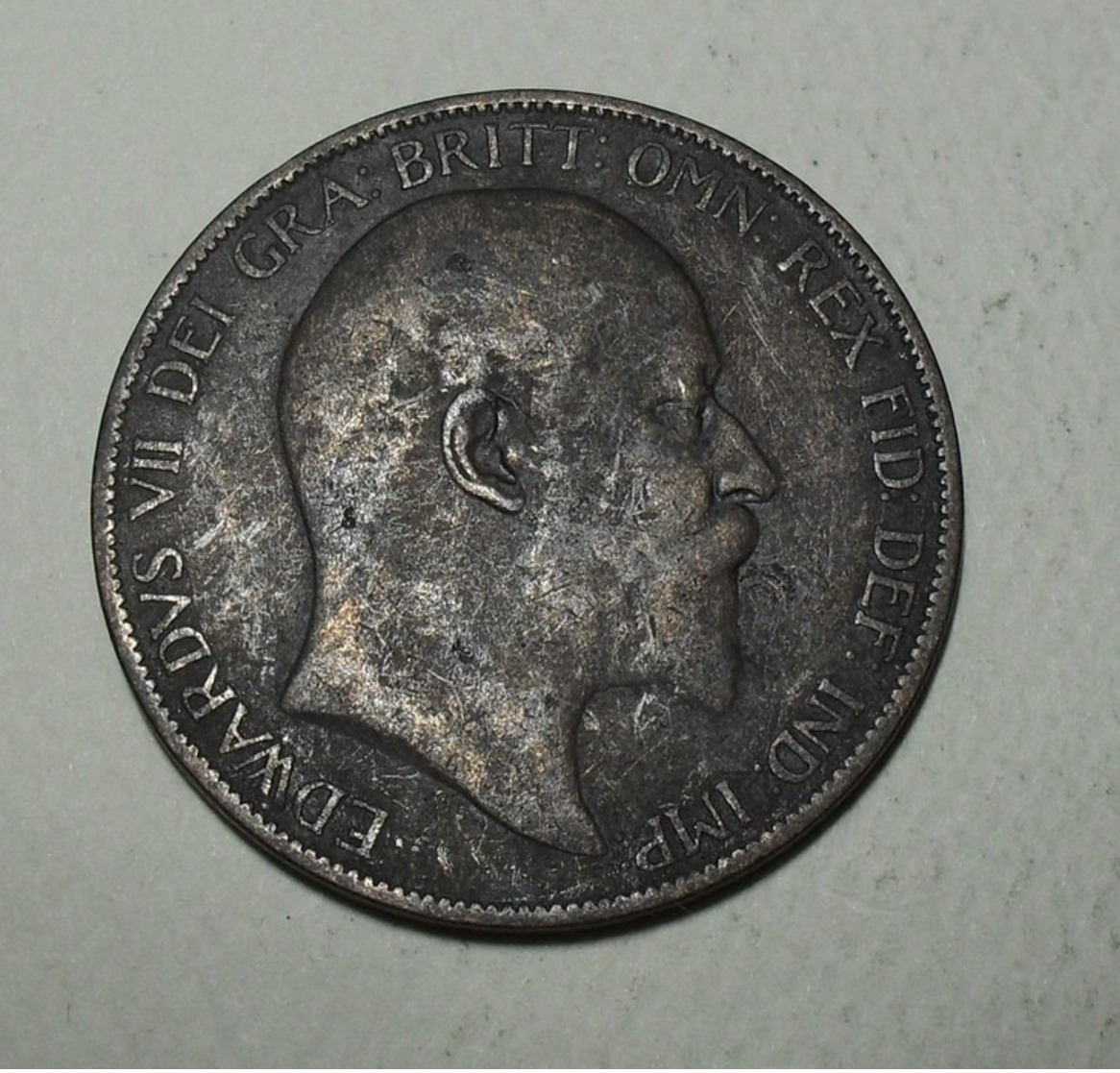 1902 - Grande Bretagne - Great Britain - ONE PENNY, EDWARD VII, KM 794.2 - D. 1 Penny