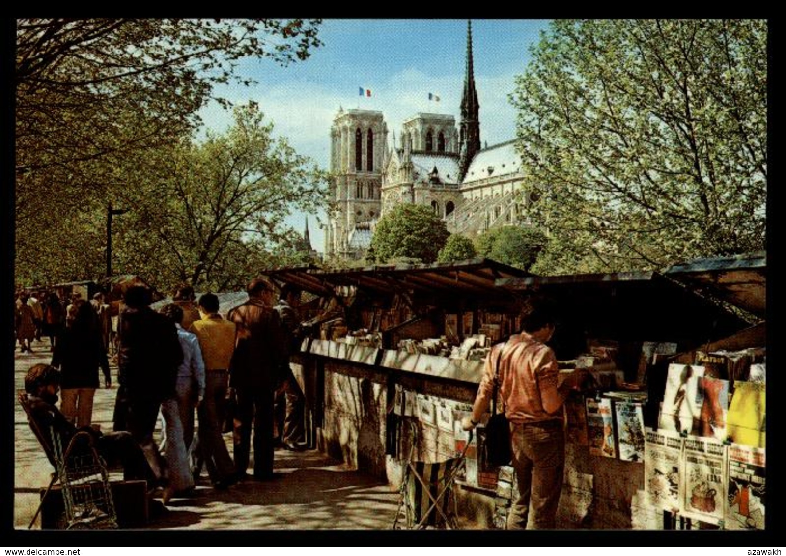 75 - Paris 4e Arrondissement Notre-Dame De Paris - Quai Bouquinistes #10067 - Notre Dame De Paris