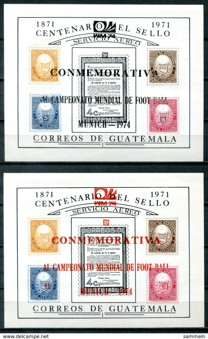 5047 - GUATEMALA - Block 15 A+b ** - FUSSBALL / FOOTBALL - Mnh Mini Sheets - Guatemala