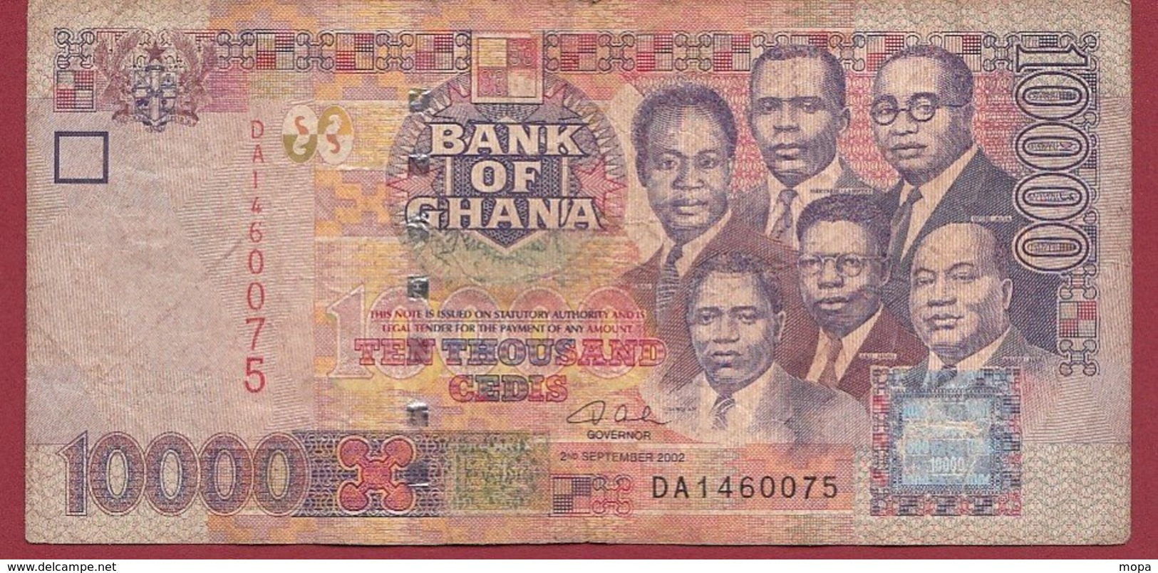 Ghana 10000 Cedis Du  02/09/2002 Dans L 'état  (158) - Ghana