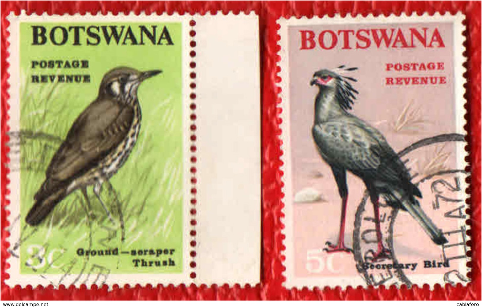 BOTSWANA - 1967 - UCCELLI - BIRDS - USATI - Botswana (1966-...)