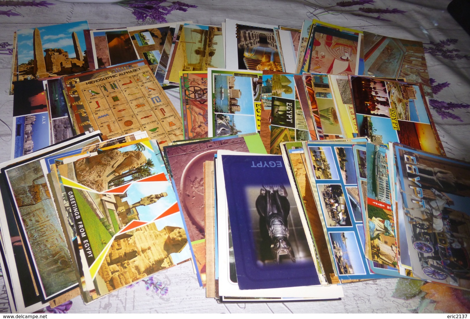 LOT DE 170 CARTES EGYPTE - 100 - 499 Cartes