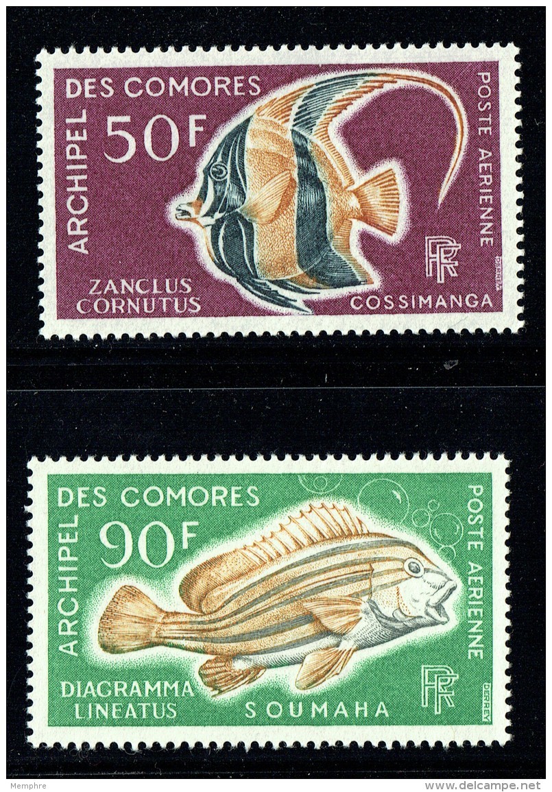 1968  Poissons  Yv PA 23-4  ** - Unused Stamps