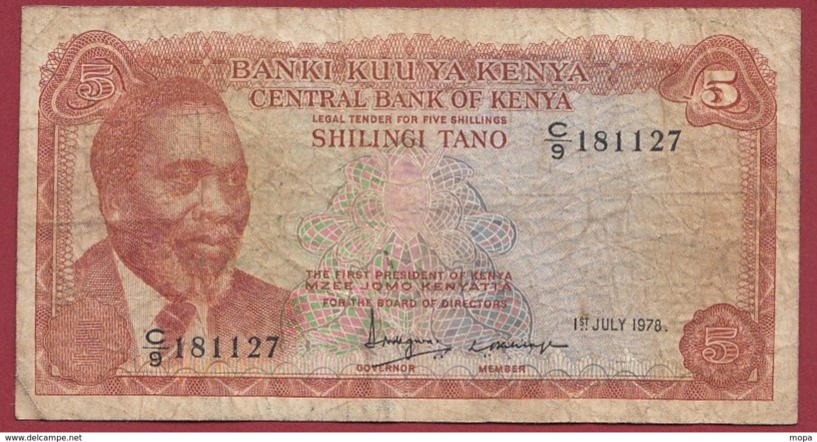 Kenya  10 Shillings  Du 01/07/1978  Dans L 'état  (167) - Kenia