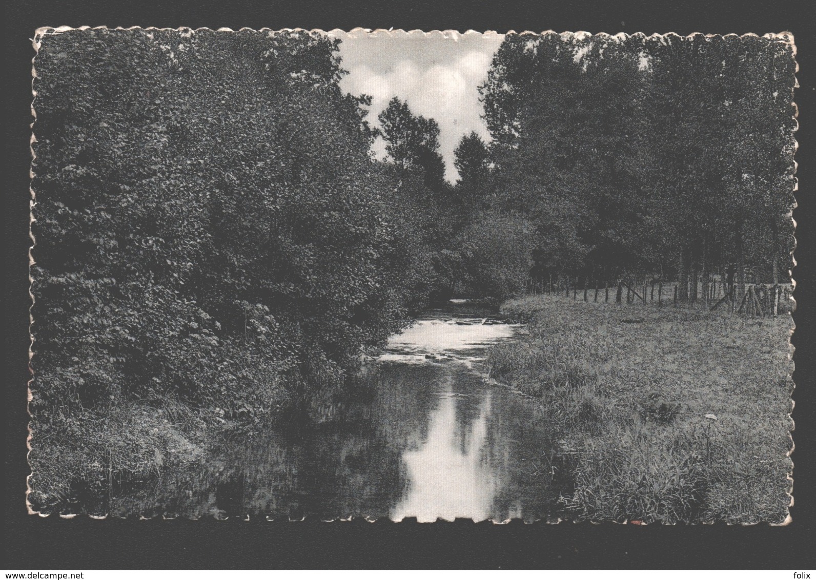 Amonines - Vue Sur L'Aisne - Publicité Hostellerie Du Vieux Moulin - Erezée