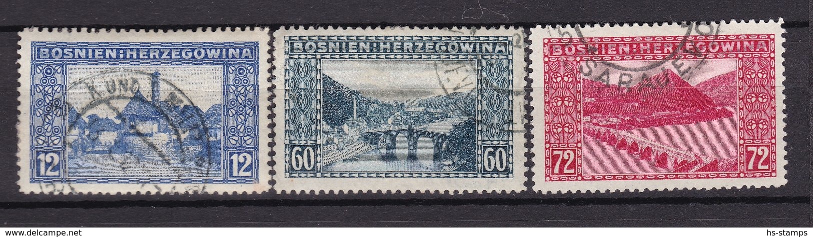 Bosnia And Herzegovina - 1912 Year - Michel 61/63 - Used - 45 Euro - Bosnia And Herzegovina