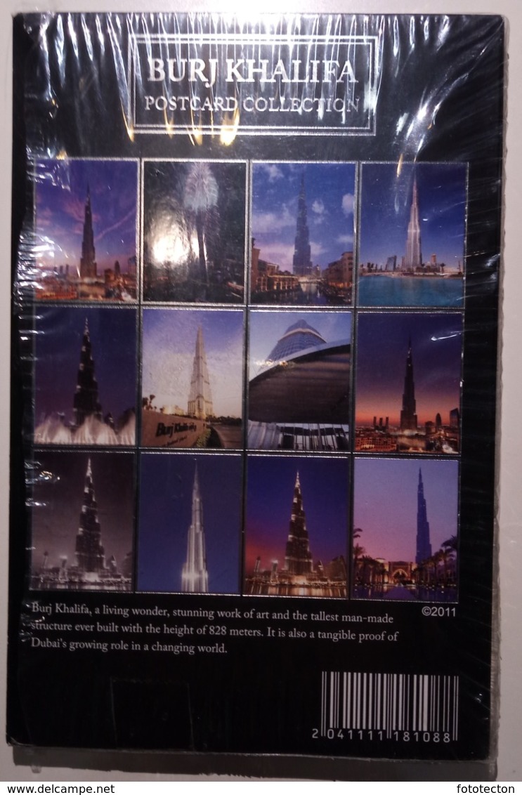 Dubai, دبيّ‎ - برج خليفة‎, Burj Khalifa - Postcard Collection, 12 Cards - ©2011 - Cofanetto, Carnet - Dubai