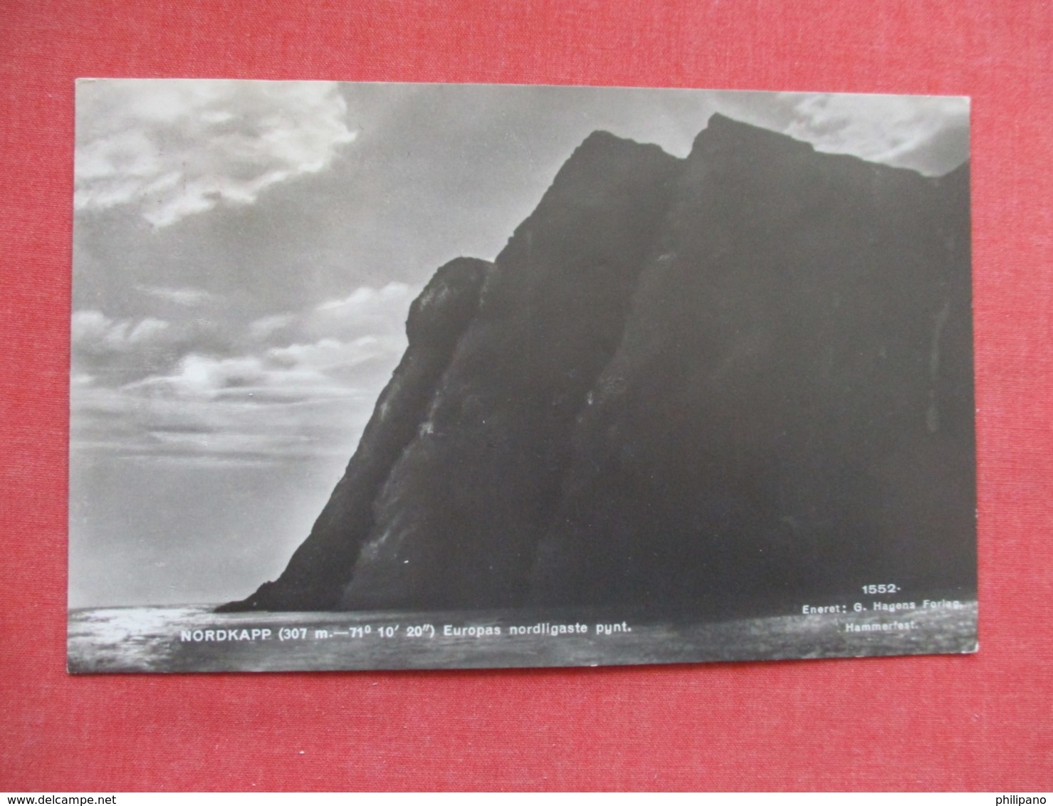 Nordkapp   Stamp Peeled Off Back   Norway    Ref 3646 - Norway