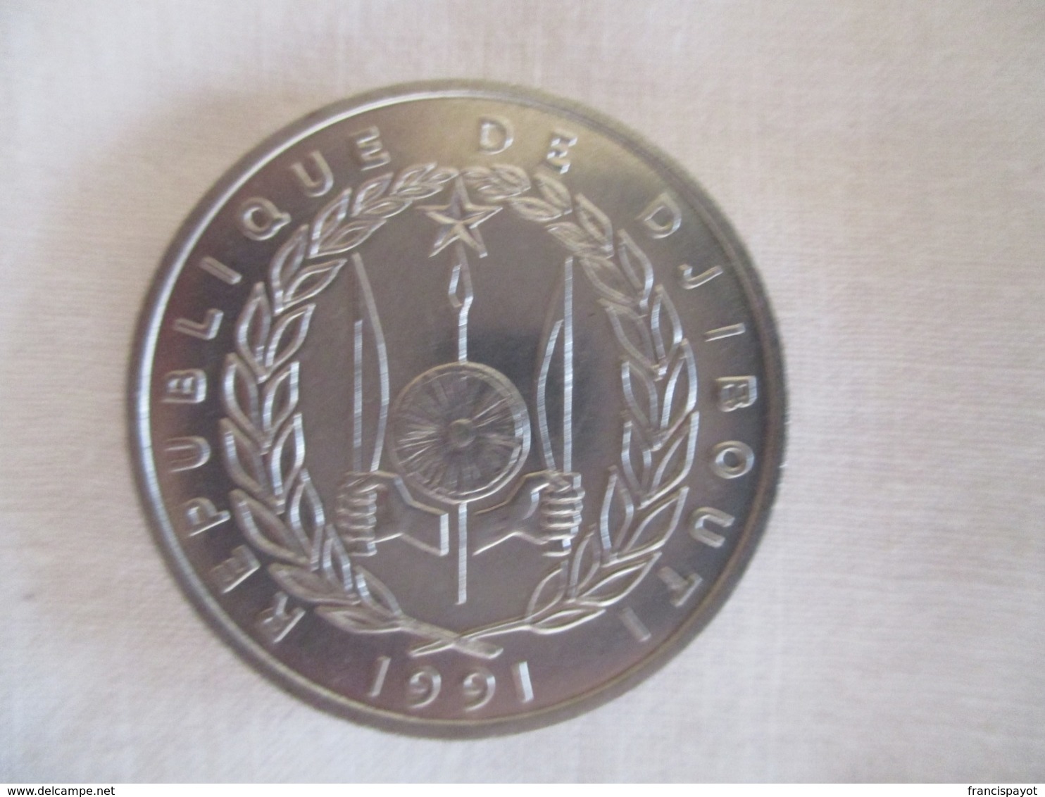 Djibouti: 5 Francs 1991 - Djibouti