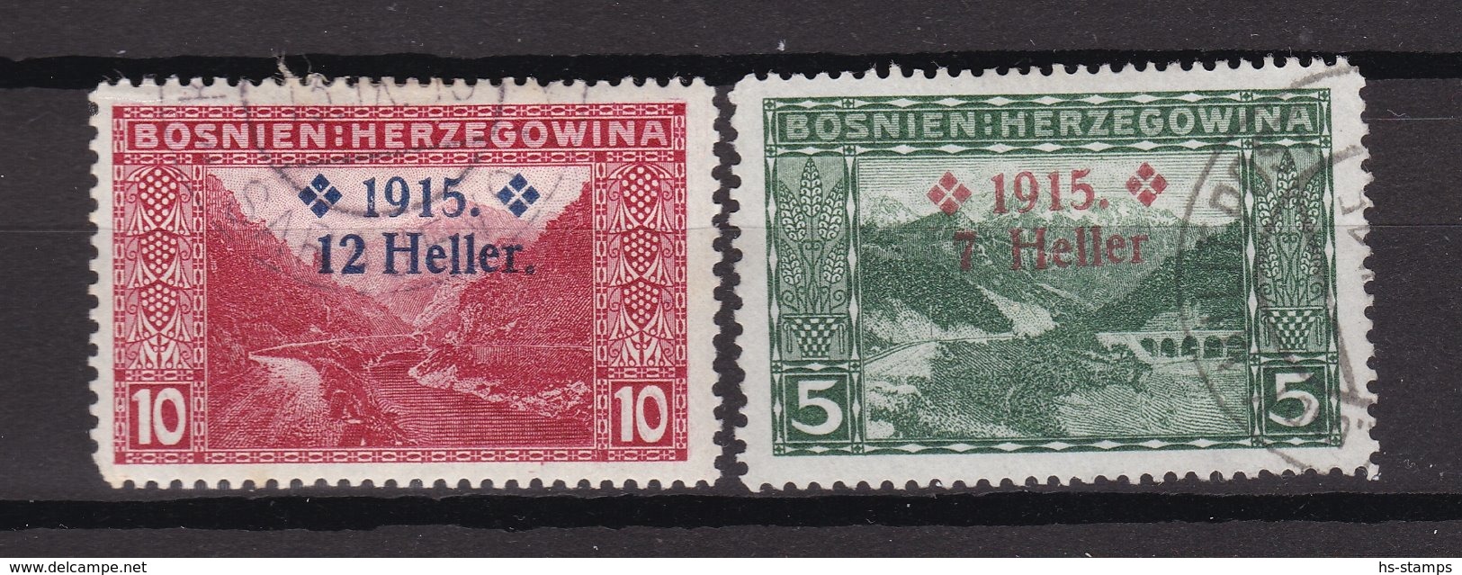 Bosnia And Herzegovina - 1915 Year - Michel 91/92 - Used - Bosnia And Herzegovina