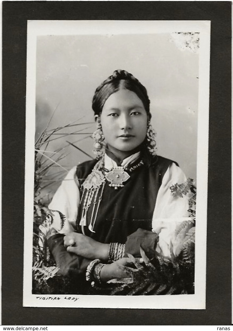 CPA Tibet Thibet Asie Non Circulé Carte Photo RPPC - Tibet