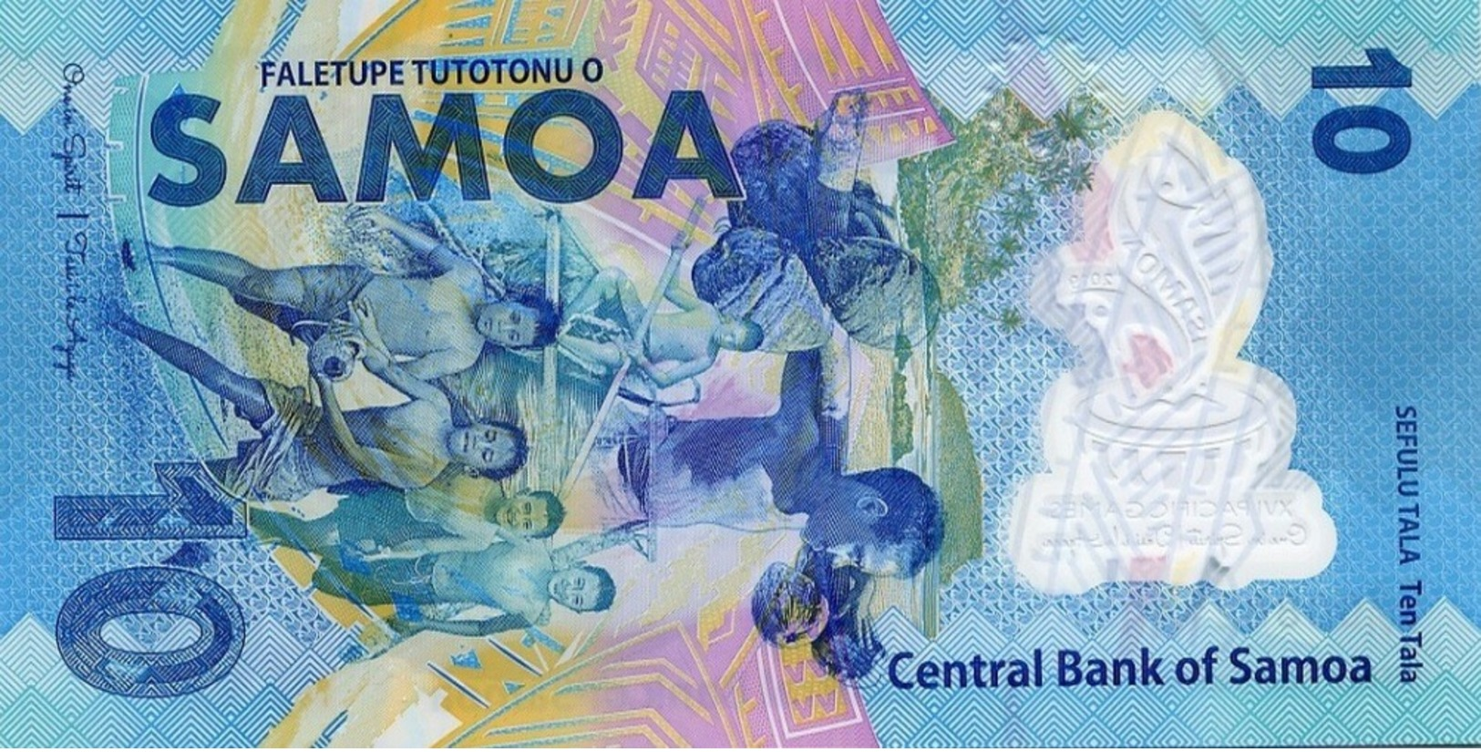 SAMOA 10 Tala Commemorative XVI Pacific Games 2019 Polymer  P New UNC - Samoa