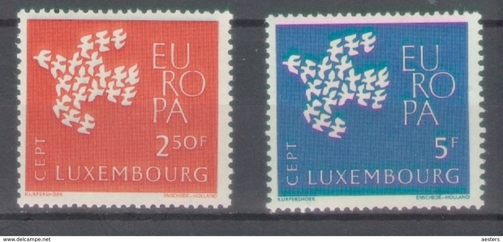 Luxembourg 1961; Europa Cept, Michel 647-648.** (MNH) - 1961