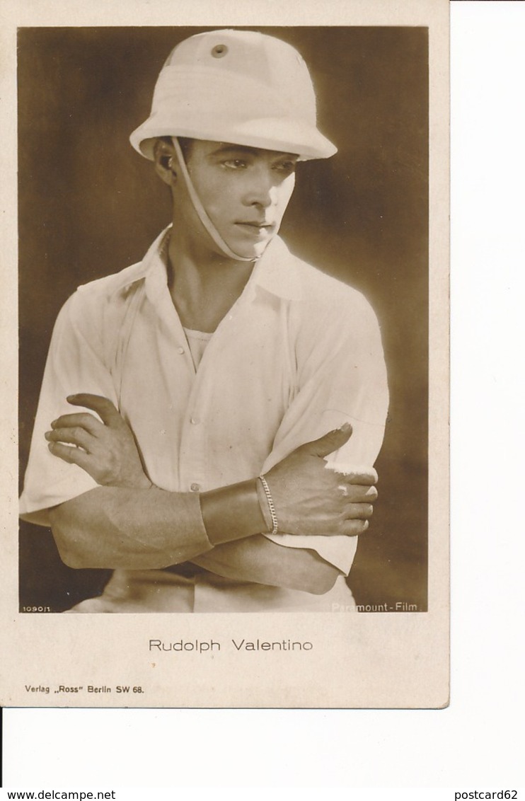 Cpa Cinema Rodolfo Valentino, Silent Movie, LOT Of 10 Original Photo - Postcards, Italian Actor - Actors