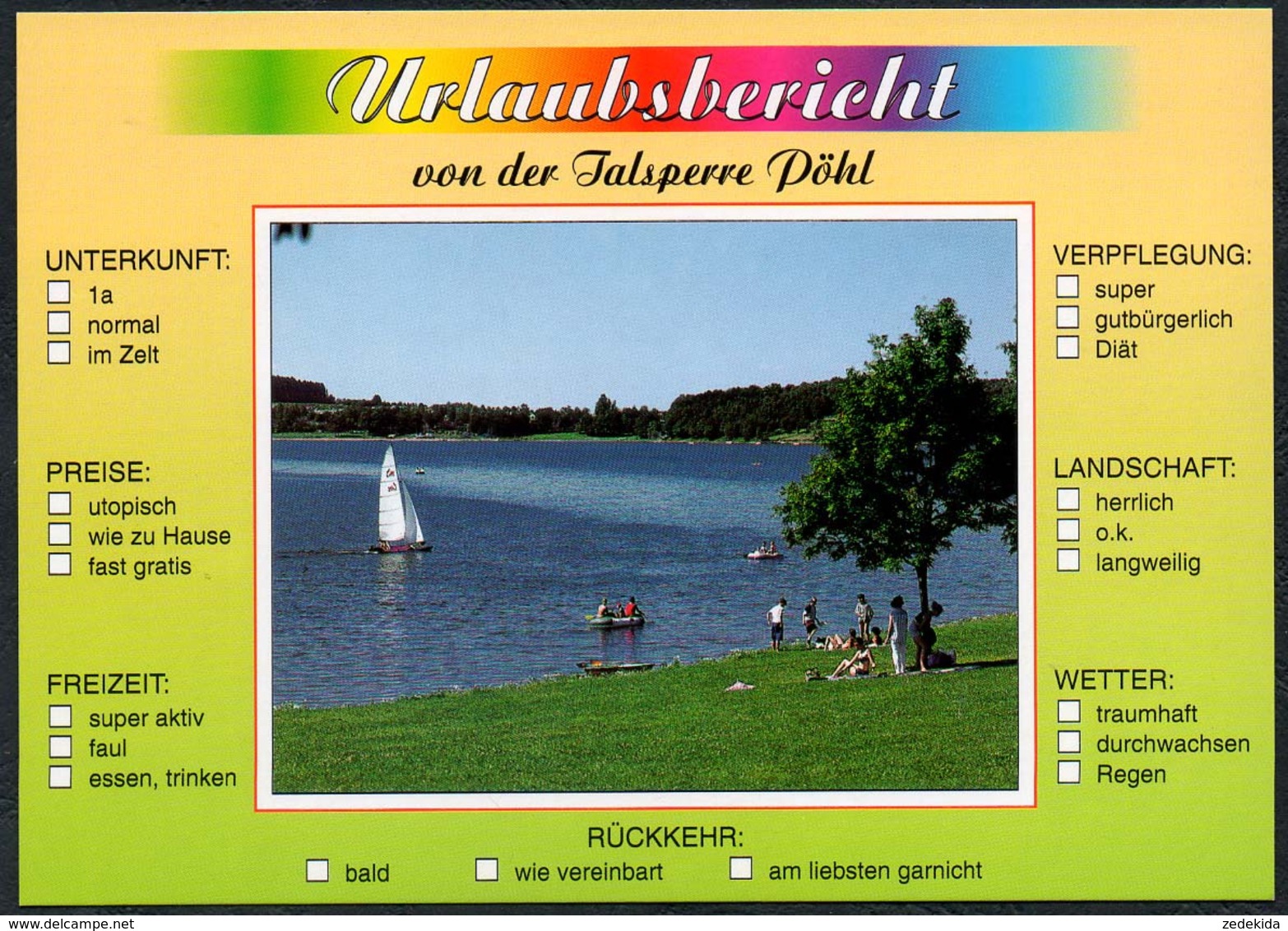 C8488 - TOP Talsperre Pöhl - Bild Und Heimat Reichenbach - Pöhl