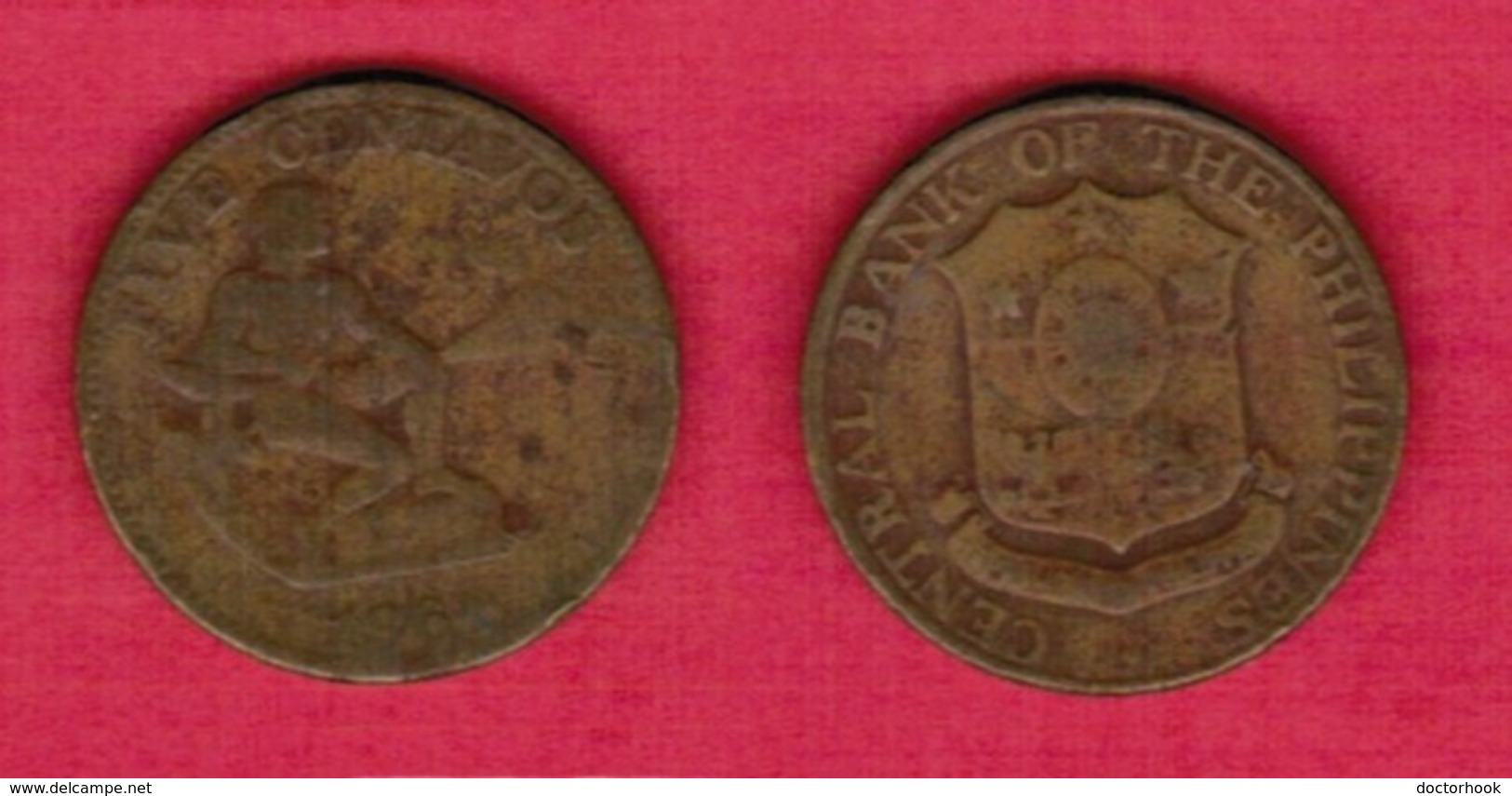 PHILIPPINES  5 CENTAVOS 1964 (KM # 188) #5436 - Filippijnen