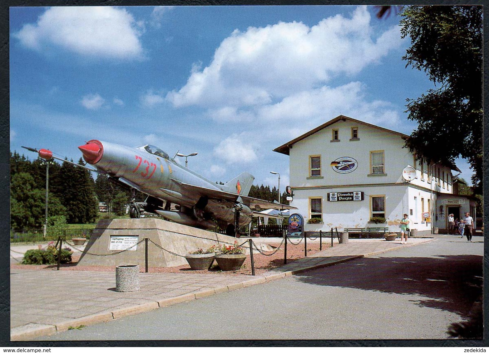 C8494 - TOP Morgenröthe Rautenkranz Jagdflugzeug MIG 21 - Bild Und Heimat Reichenbach - Vogtland