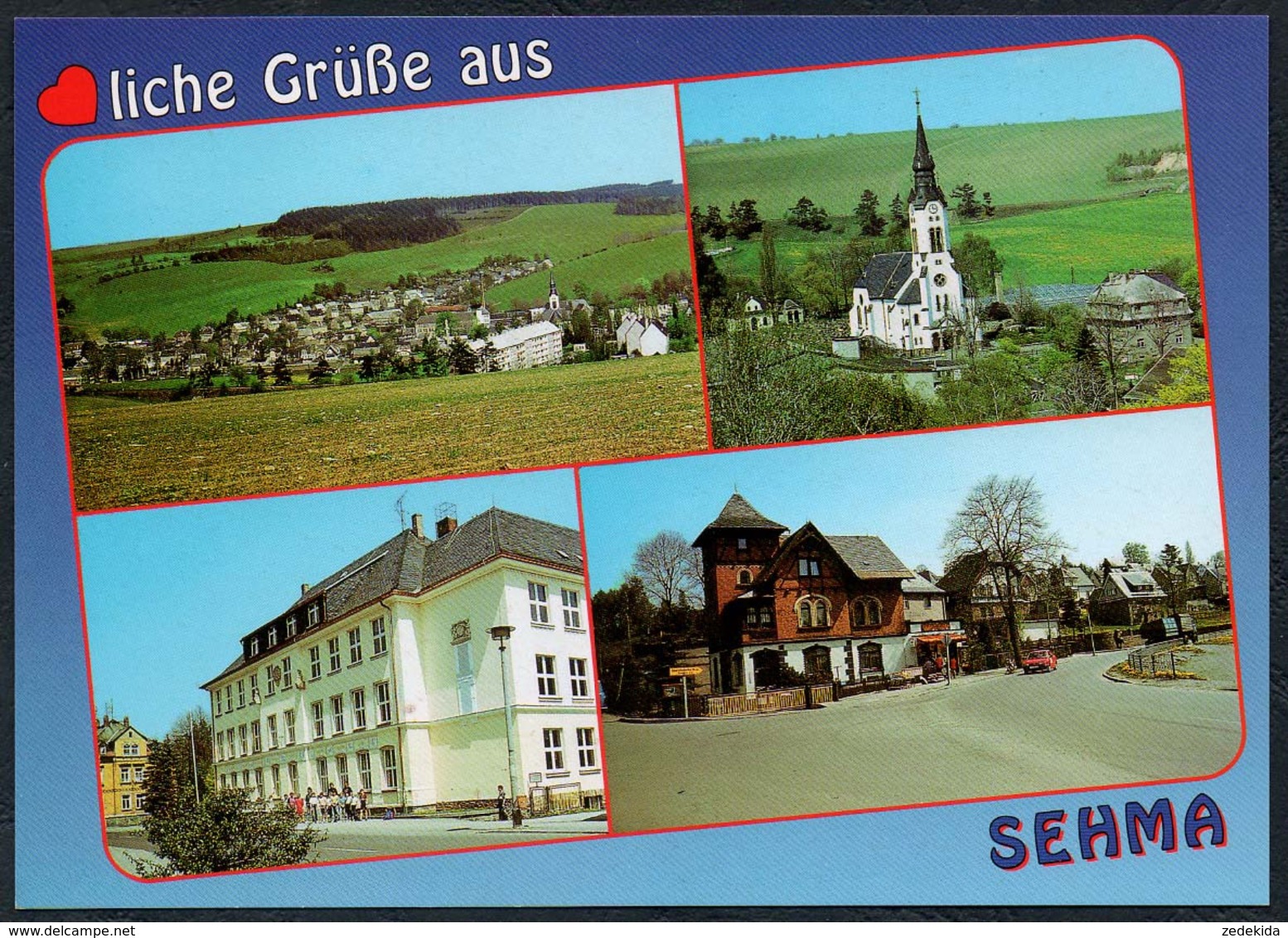 C8522 - TOP Sehma Schule Kirche - Bild Und Heimat Reichenbach - Sehmatal