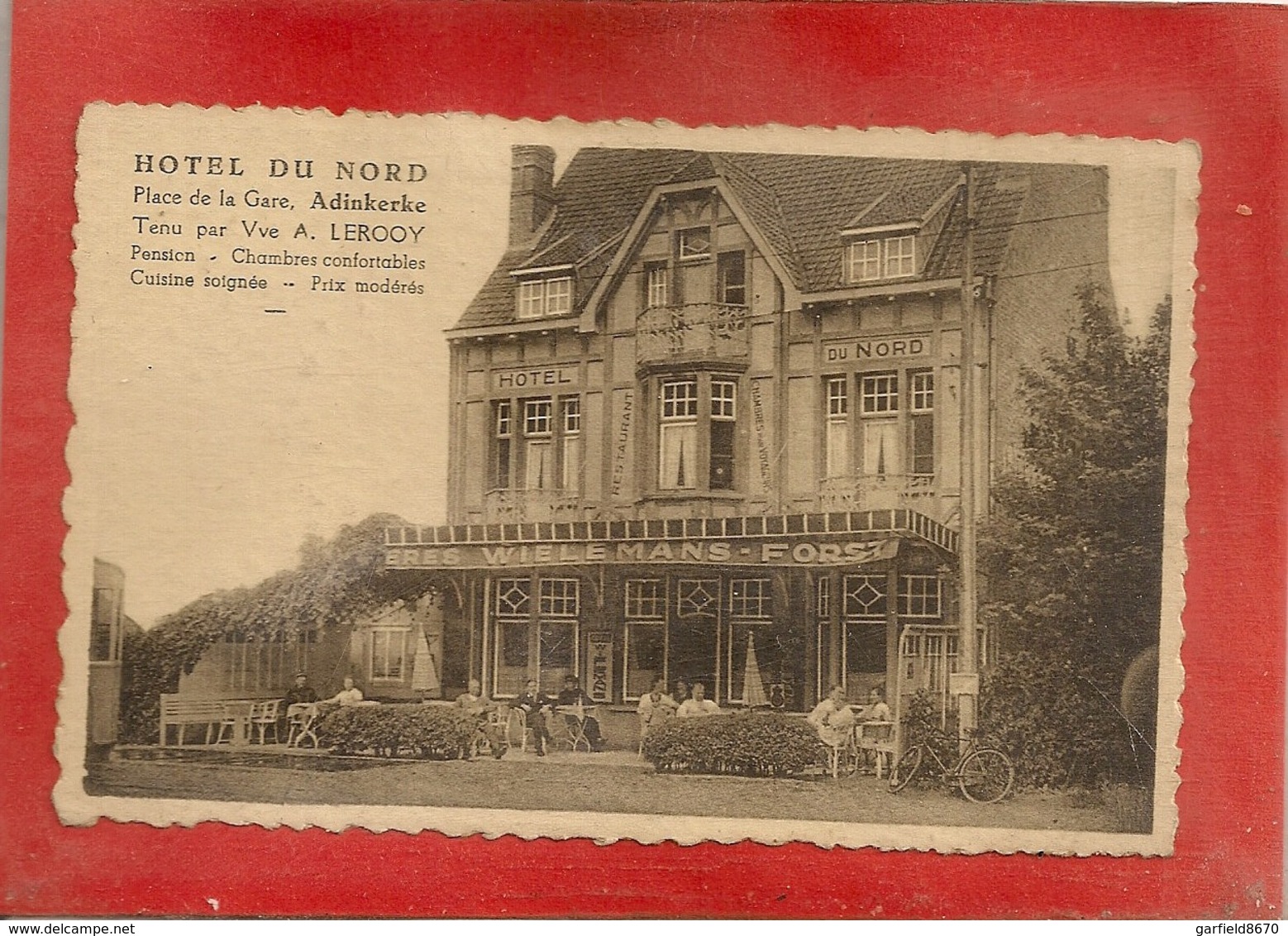 ADINKERKE -hotel Du Nord - De Panne