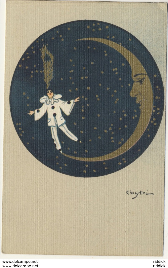 ART NOUVEAU BALLERINI FRATINI CHIOSTRI Pierrot Lune - 1900-1949