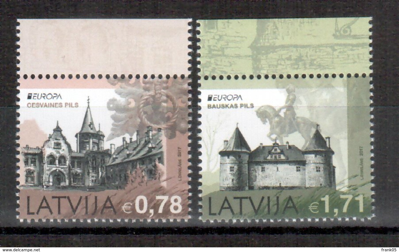 Lettland / Latvia / Lettonie 2017 Satz/set EUROPA ** - 2017