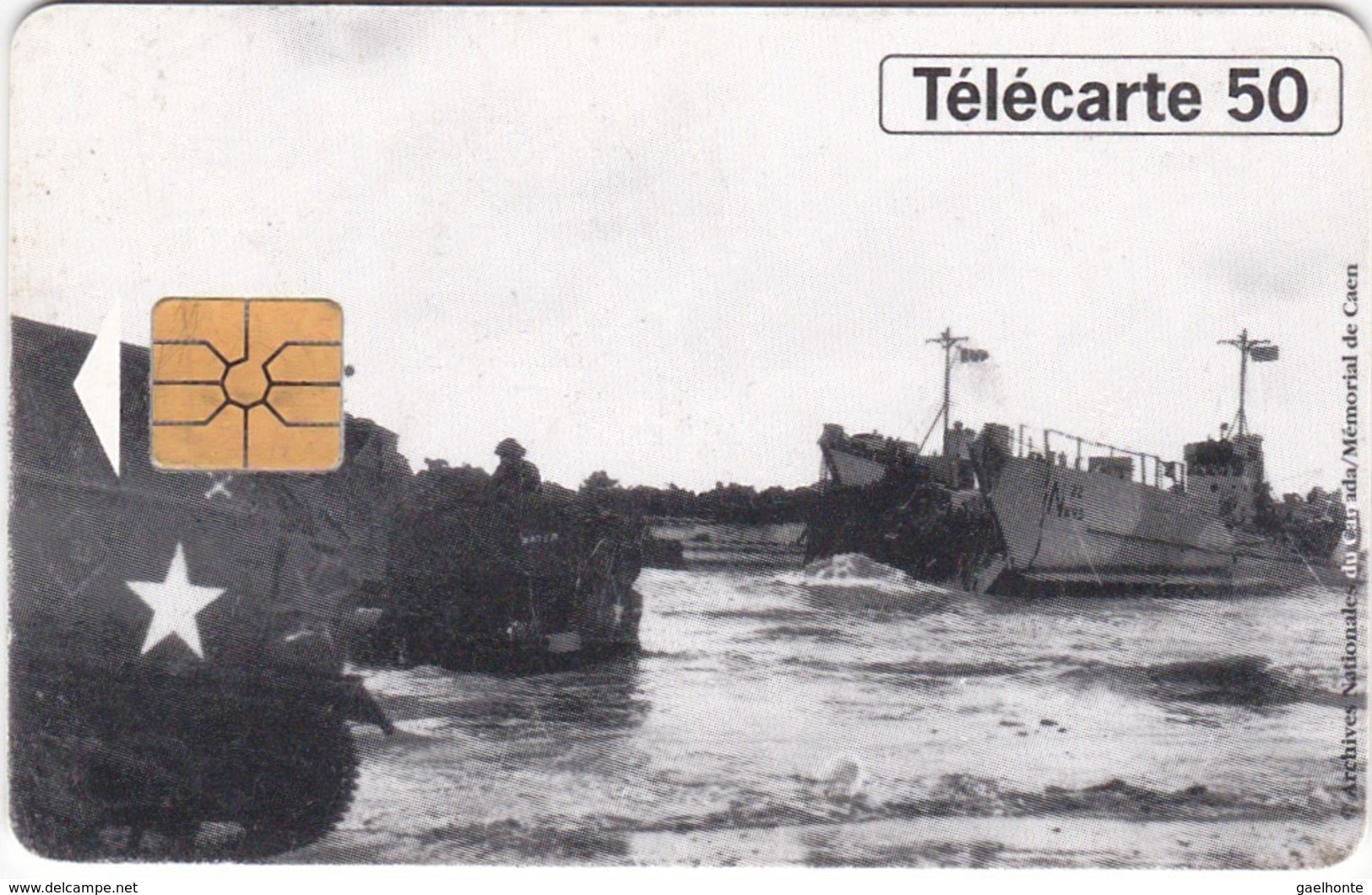 TC117 TÉLÉCARTE 50 UNITÉS - 1944-1994 - 50ème ANNIVERSAIRE DES DEBARQUEMENTS... - JUNO BEACH 06 JUIN 1944 - Esercito