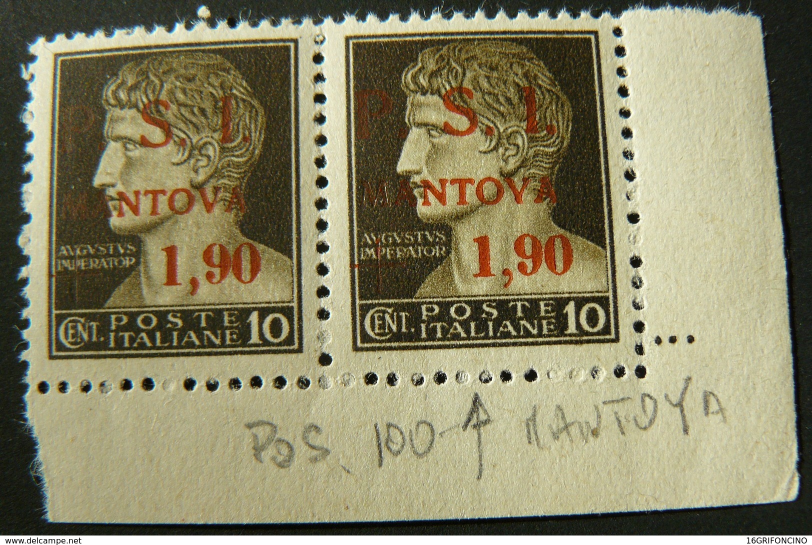 1945 C.L.N  MANTOVA _ VERY RARE STAMPS OF HIGH VALUE_ X CATALOGUE SASSONE 2013 ONLY 100 STAMPS - National Liberation Committee (CLN)