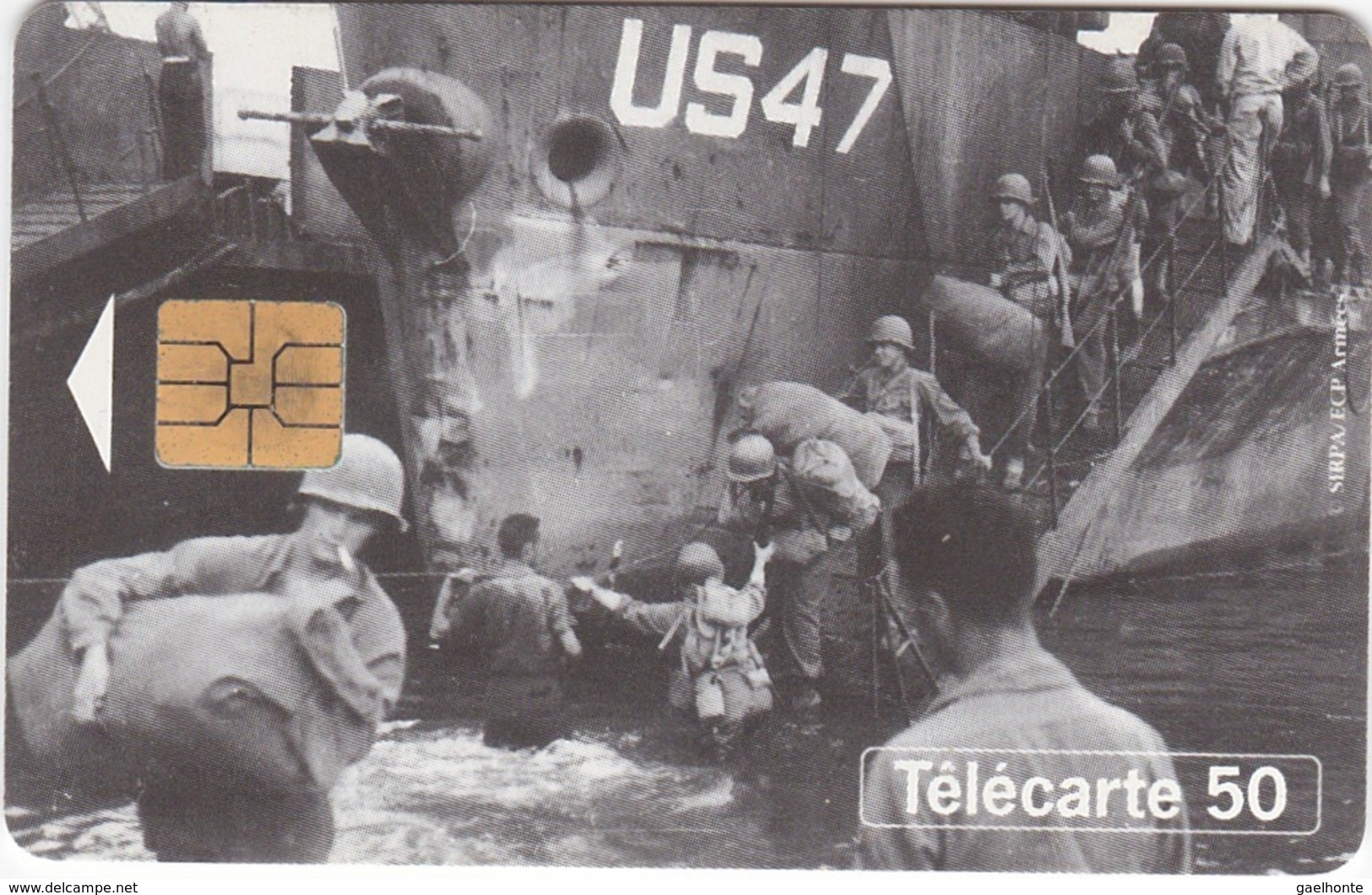 TC121 TÉLÉCARTE 50 UNITÉS - 1944-1994 - 50ème ANNIVERSAIRE DES DÉBARQUEMENTS... - MEDITERRANEE AOÛT 1944 - Armada