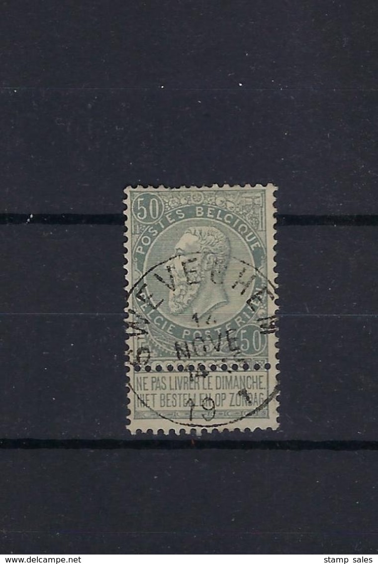 N°63 (ntz) GESTEMPELD Sweveghem COBA € 5,00 - 1893-1900 Fine Barbe