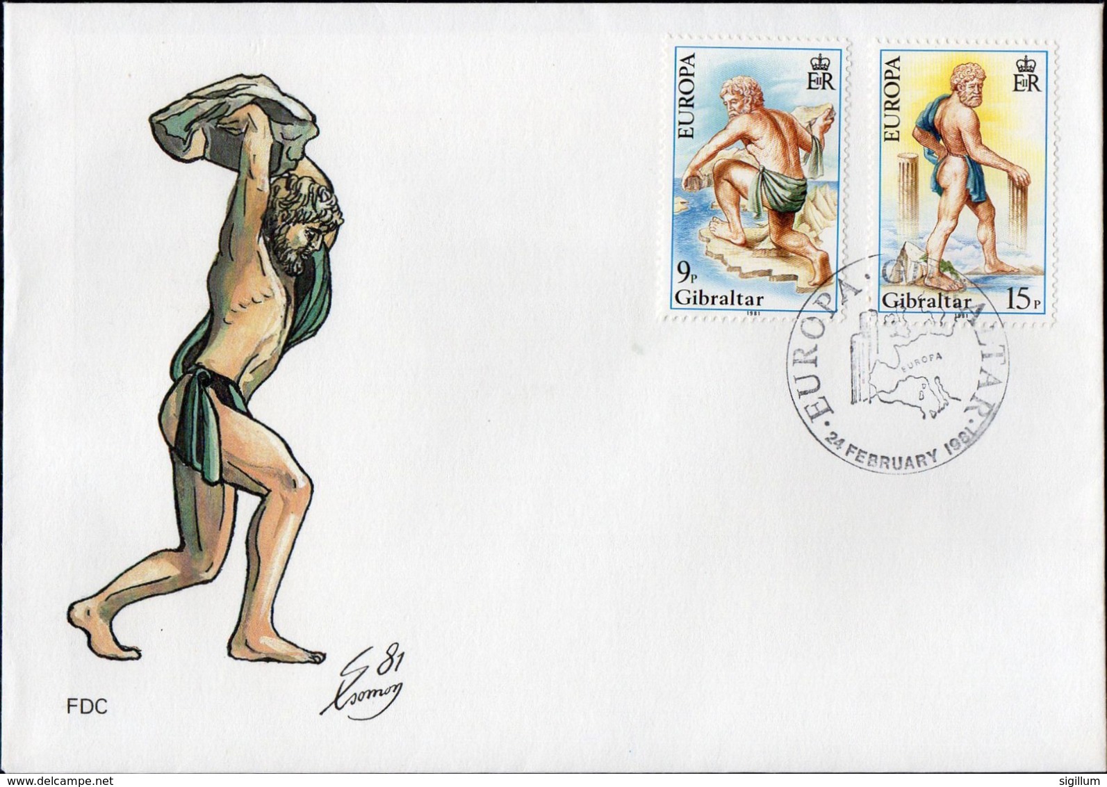 GIBILTERRA 1991 - EUROPA - BUSTA FDC - NO VIAGGIATA - Gibraltar