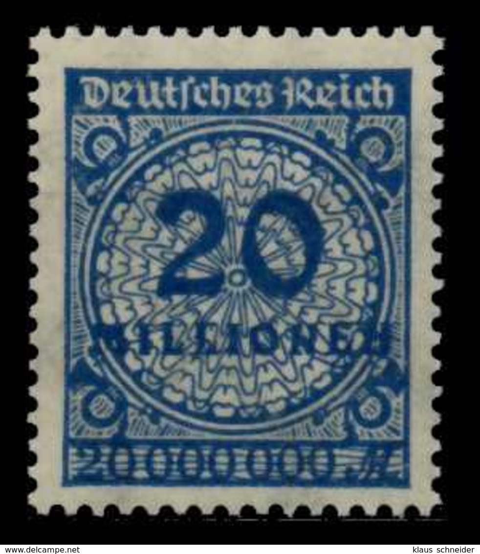 D-REICH INFLA Nr 319AWa Postfrisch Gepr. X6D610A - Ungebraucht