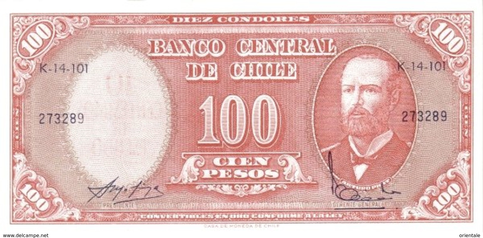 CHILE P. 127a 10 C 1960 UNC - Chili