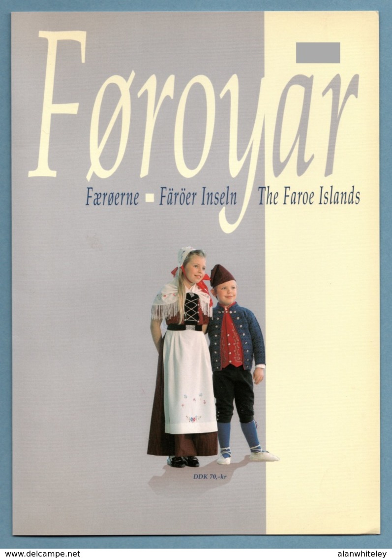 FAROES ISLANDS 1995 National Costume: Presentation Pack Containing 2 Phonecards MINT/UNUSED - Färöer I.