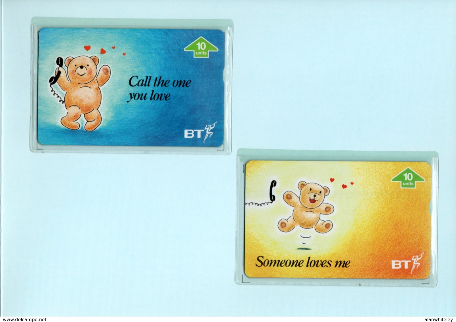 GREAT BRITAIN 1995 Valentine: Presentation Pack Containing 2 Phonecards MINT/UNUSED - BT Global Cards (Prepaid)