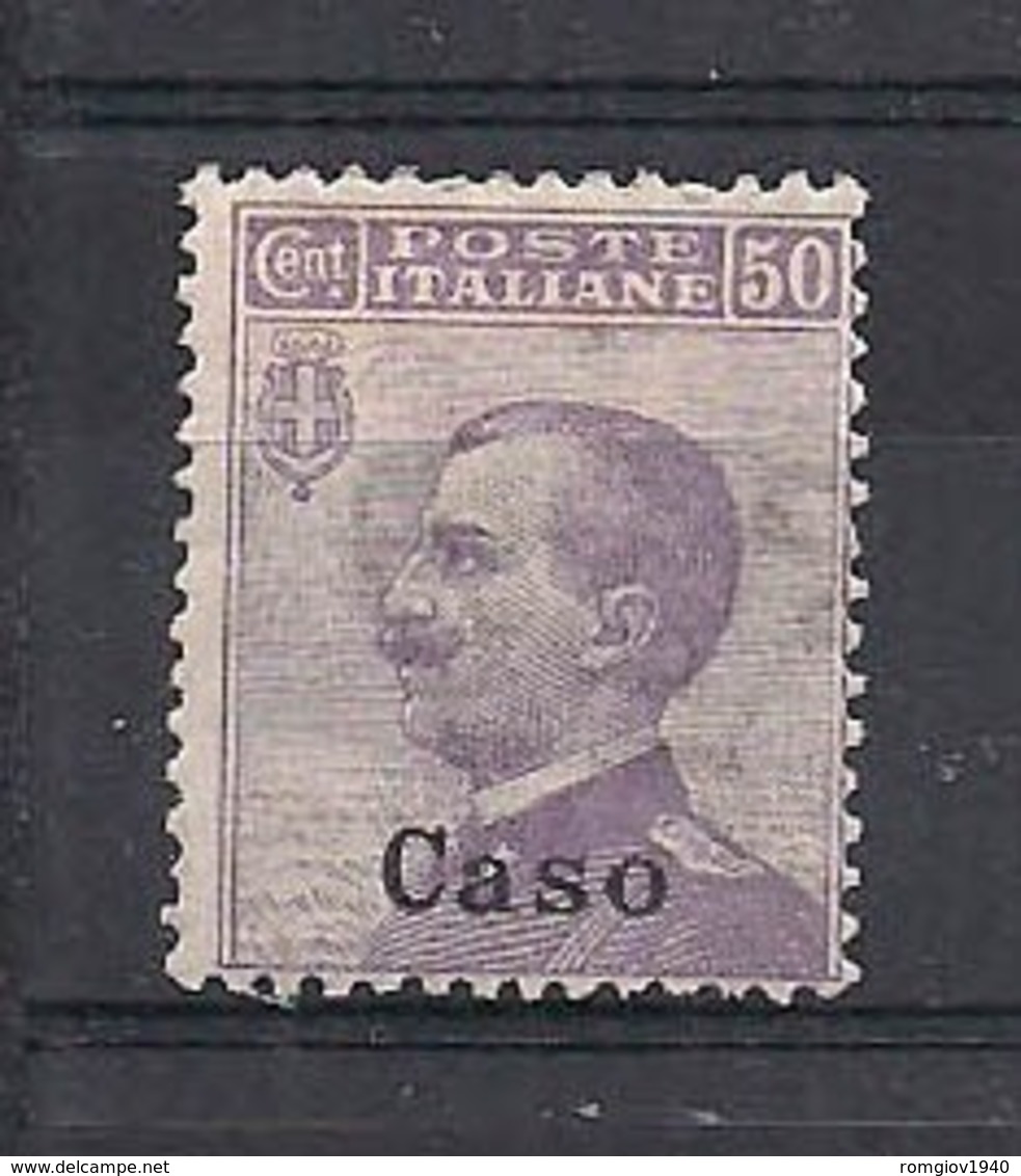 COLONIE ITALIANE EGEO/CASO SOPRASTAMPATI SASS. 7 MNH XF - Ägäis (Caso)