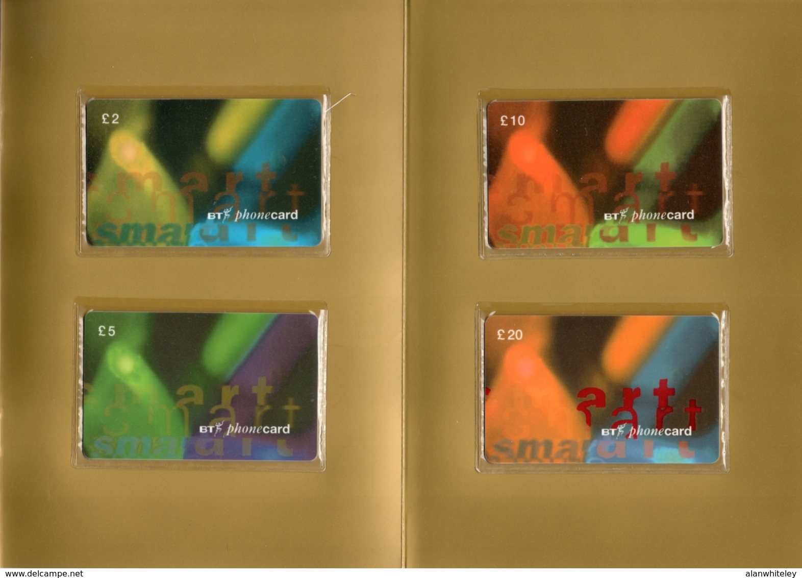 GREAT BRITAIN 1995 Smart Card Trial/Thank You: Presentation Pack Containing 4 Phonecards MINT/UNUSED - BT Test & Trials