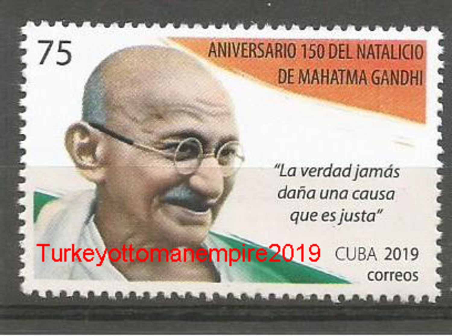 Cuba 2019 150th Anniversary Of Mahatma Gandhi`s Birthdate 1v MNH - Hinduism