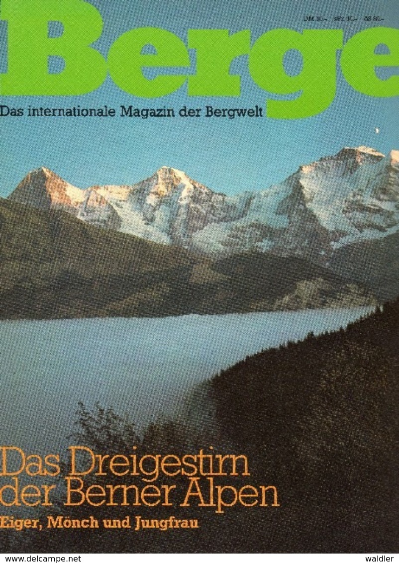 BERGE  -  MAGAZIN DER BERGWELT  Nr. 5 / 1984   (BERNER ALPEN) - Voyage & Divertissement